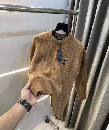 Ralp.h  Laure n Brown Teddy Edition Imported Pull Over