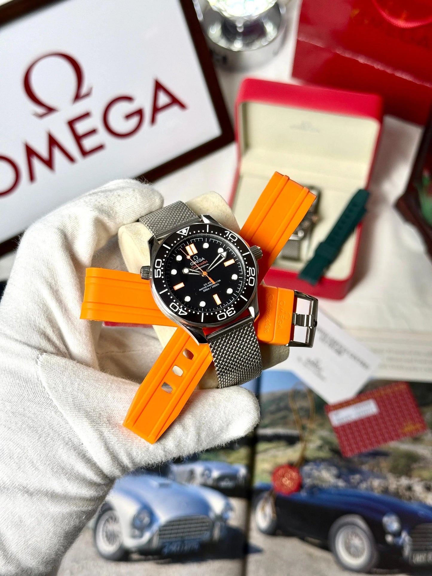 Omega Seamaster Diver 300M With Extra Strap