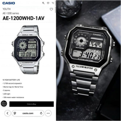 CASIO 1200 Metal body