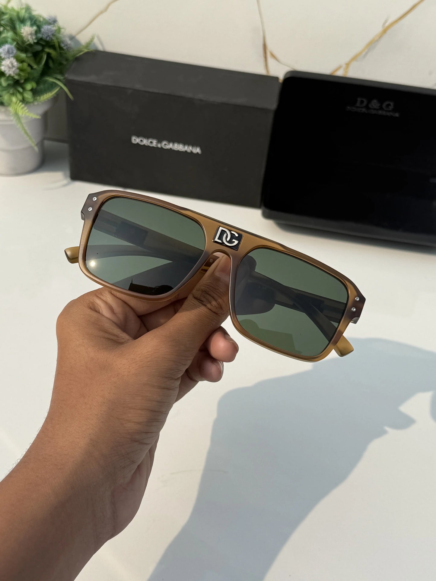 Dolce_&_Gabbana_8958_Brown_Green