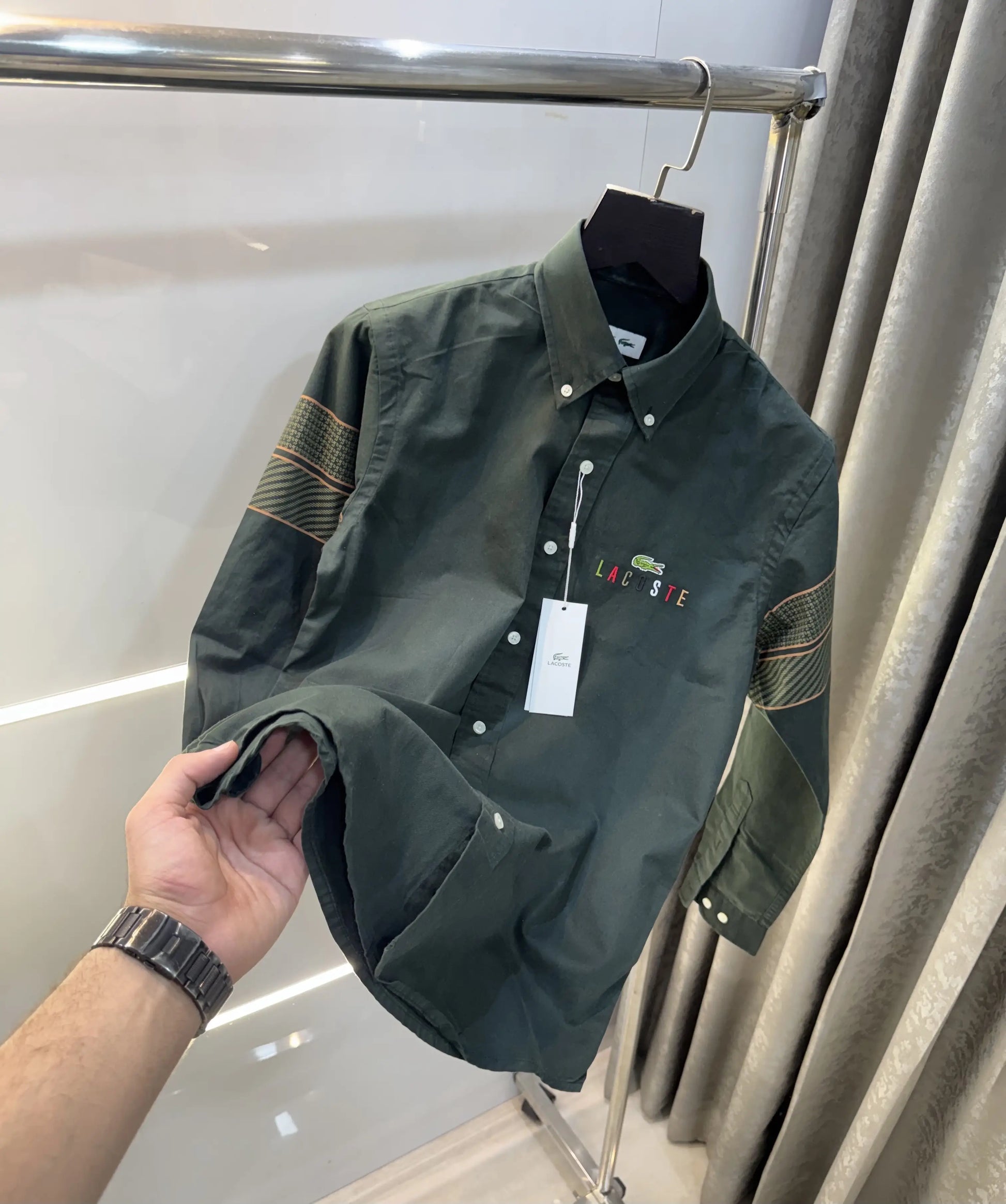 Lacost e Olive Logo Work Premium Shirt