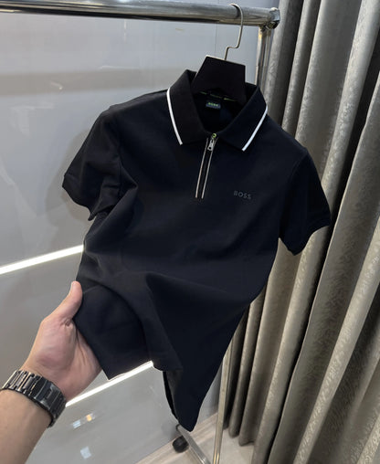 Hugo Boss Black Logo Work Premium Polo T-Shirt