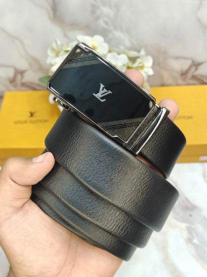LV LOUIS VUITTON PREMIUM QUALITY AUTOLOCK BELT WITH OG BOX