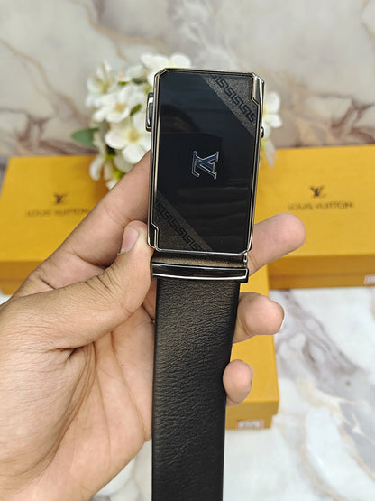LV LOUIS VUITTON PREMIUM QUALITY AUTOLOCK BELT WITH OG BOX