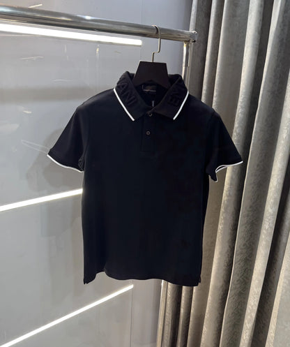 Emporio Arman i Black Premium Polo T-Shirt