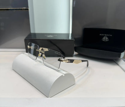 Maybach Wooden Black Luxury Glasses 5029
