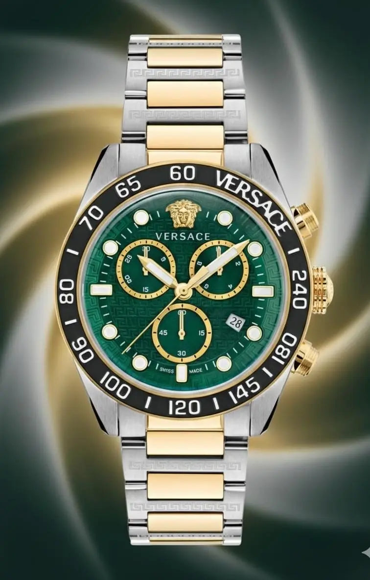 VERSACE DUAL TONE CHRONOGRAPH