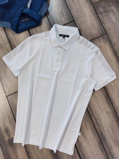 Michael Kors White Premium Polo T-shirt