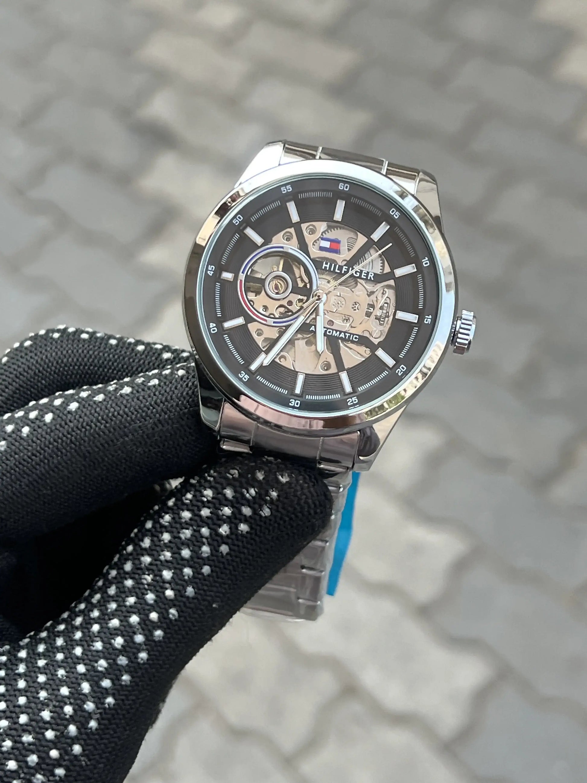Tommy_hilfiger Automatic Silver Black