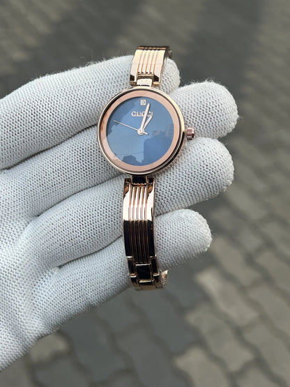 Gucc_i Rose Gold Blue
