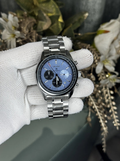 Seik o Chronograph Silver Tiffany Premium Watch