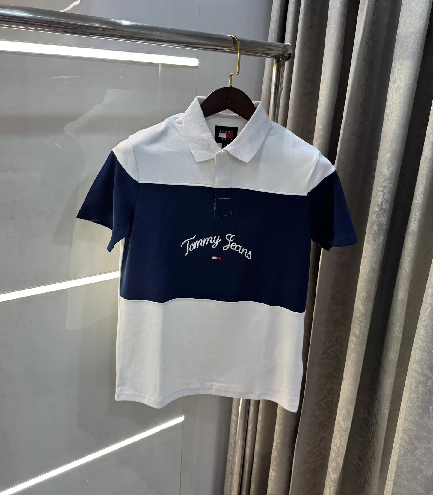 Tommy  Hilfiger White Logo Work Premium Polo T-Shirt