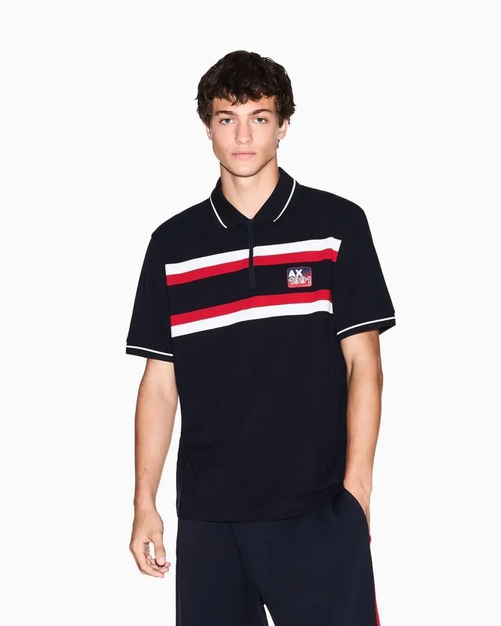 Arman i Exchange Black Logo Work Premium Polo T-Shirt