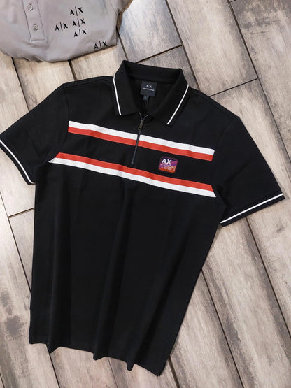 Arman i Exchange Black Logo Work Premium Polo T-Shirt