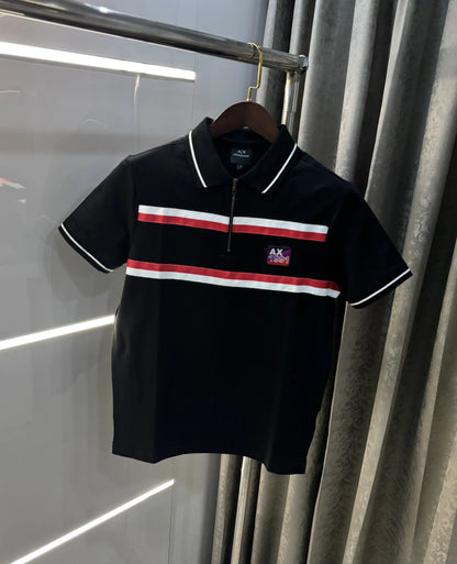 Arman i Exchange Black Logo Work Premium Polo T-Shirt