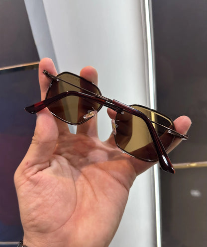 Prad a  All Brown Metal Premium Shades 7787