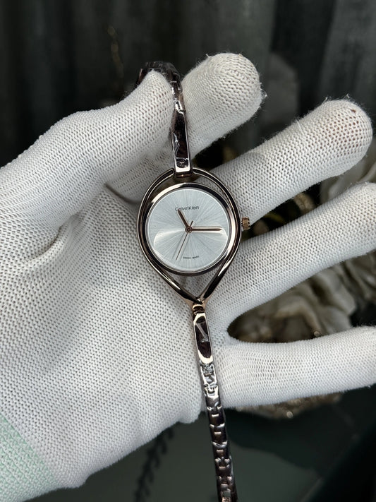 Calvin Klei n Leaf Copper White Premium Watch