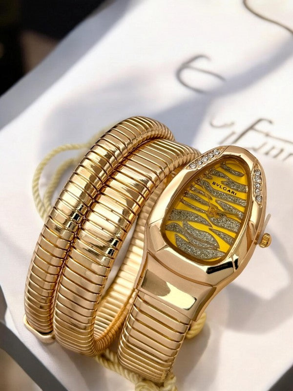Bvlgari Snake Darcy Diamond Gold Yellow