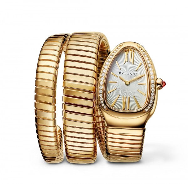 Bvlgari Serpenti Tubogas Gold White Dial