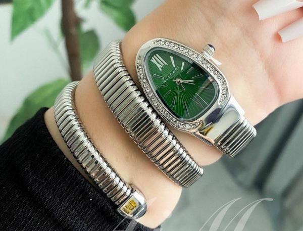 Bvlgari Serpenti Tubogas Silver Green