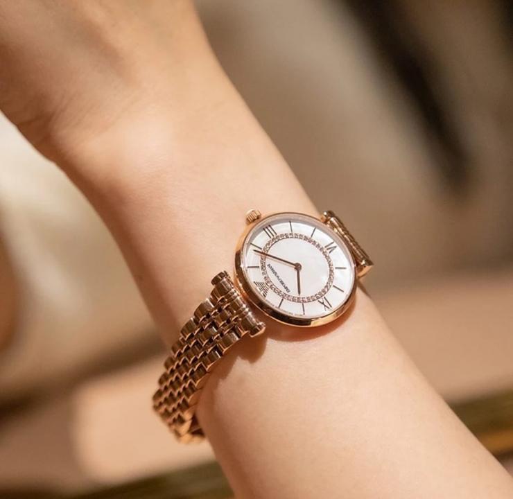 Emporio Armani Rosegold White