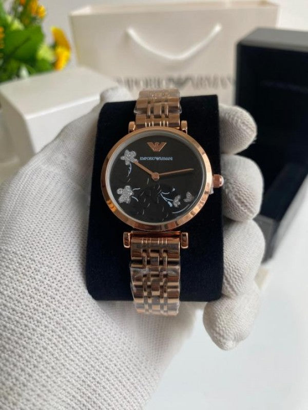 Emporio Armani Rosegold Black
