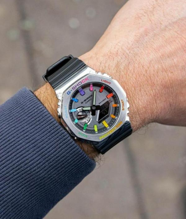 Gshock GM2100 Rainbow Leather