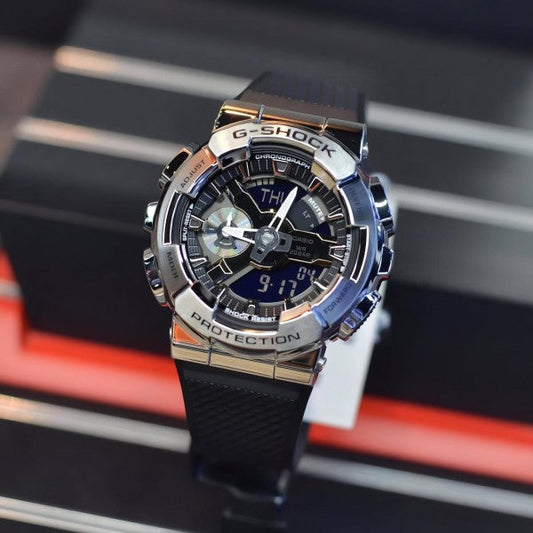 Gshock GM700G-9A Gold Black LeatherBelt