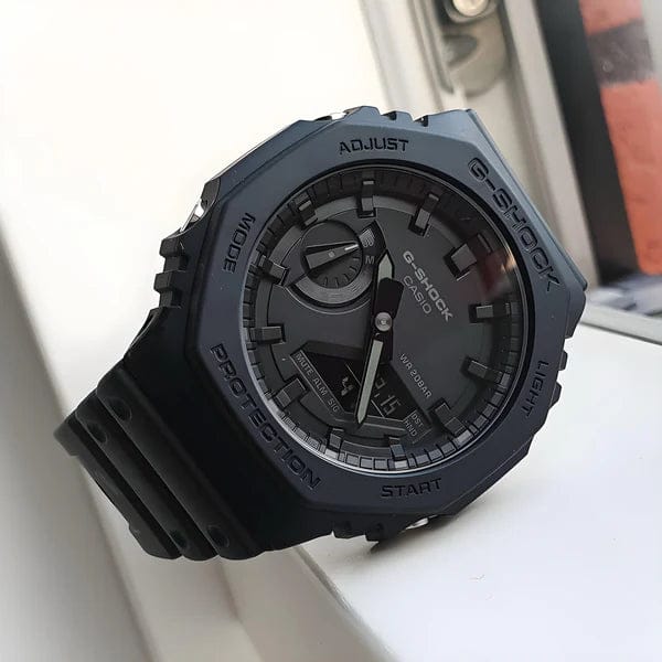 Gshock GM2100 Black Leather