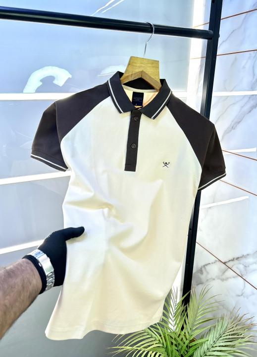 Hacket t Cream Polo Premium Collar Neck T-shirt F2758-CR
