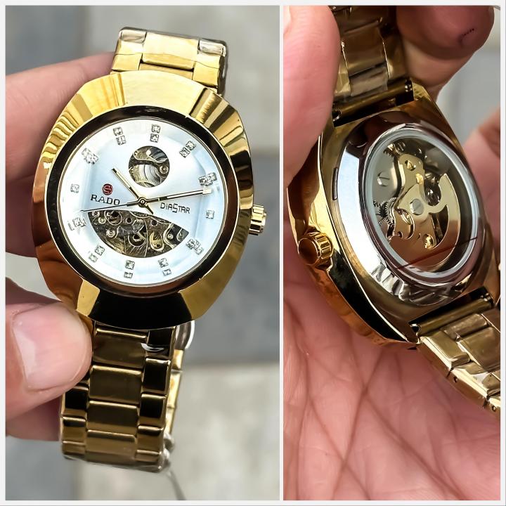 Rado Diaster Gold White Automatic