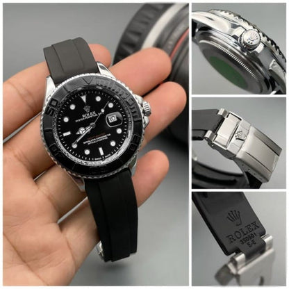 Rolex Yachmaster Silver Black