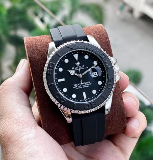 Rolex Yachmaster Silver Black