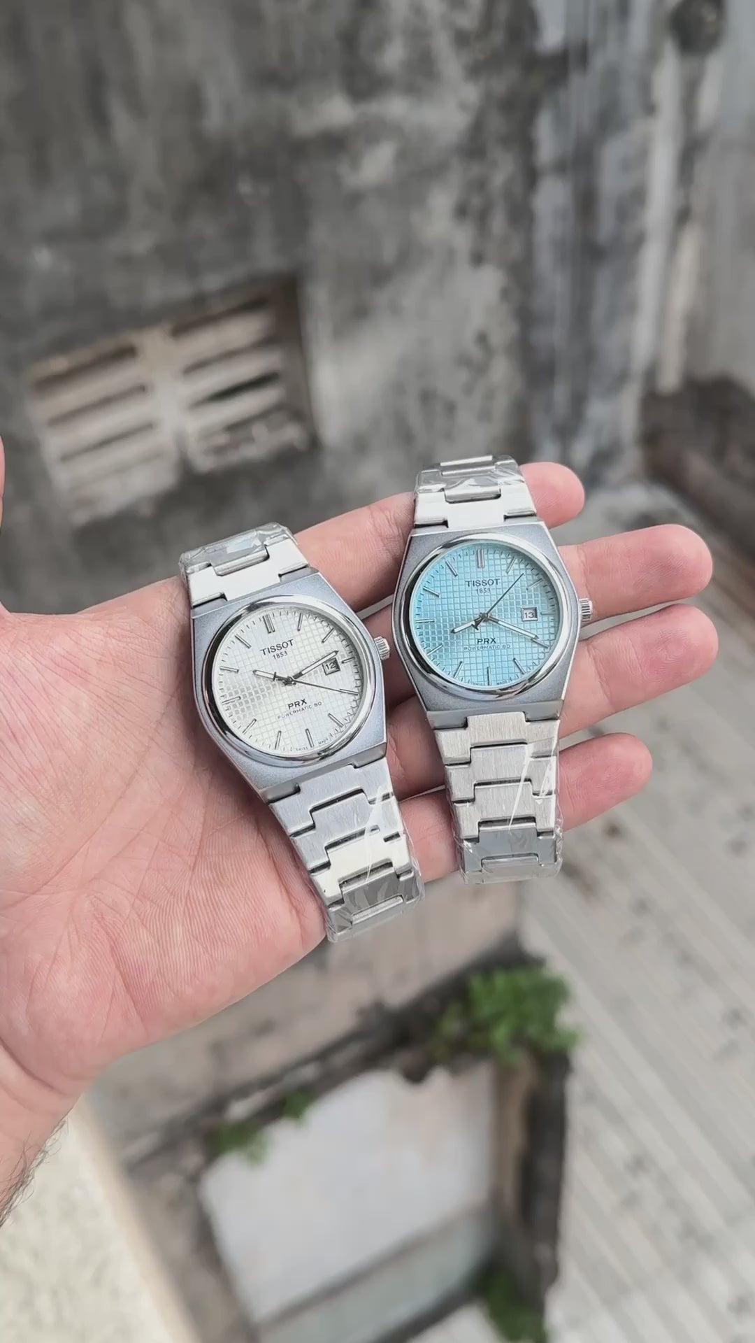 Tissot Prx silver white