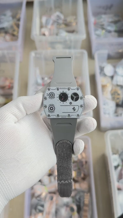 Richard Mile Ferrari addition grey silver
