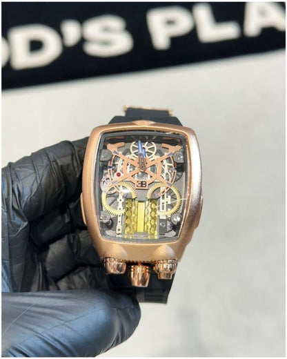 Jacob and Co buggati addition rose gold