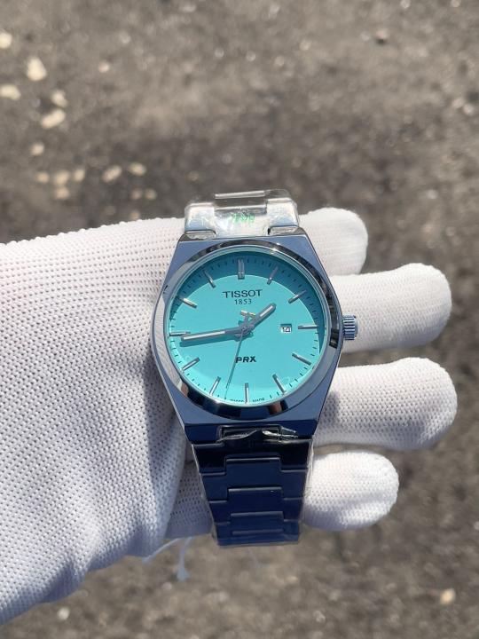 Tissot Prx Silver Aqua