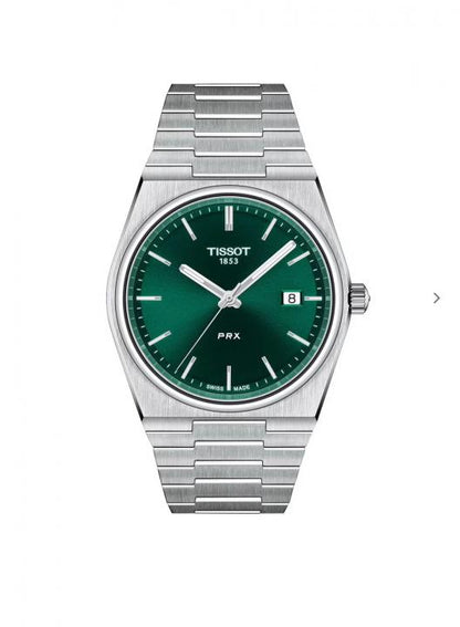 Tissot Prx Silver Green