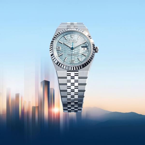 Rolex Land Dweller Automatic  with open back and logo