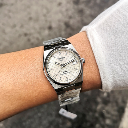 Tissot Prx silver white