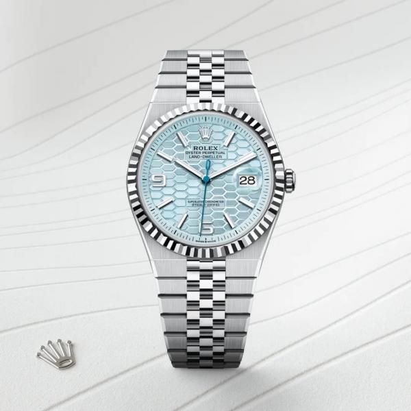 Rolex Land Dweller Automatic  with open back and logo