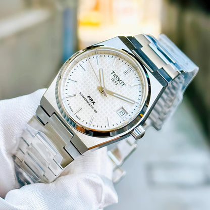 Tissot Prx silver white