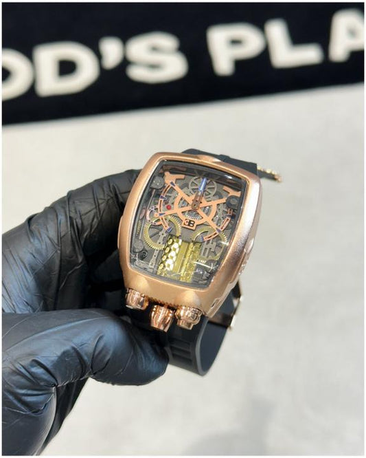 Jacob and Co buggati addition rose gold