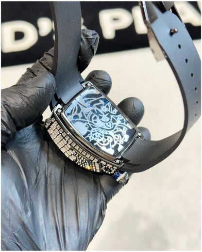 Jacob and Co buggati addition Silver diamond