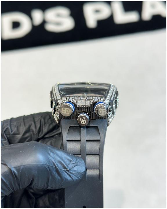 Jacob and Co buggati addition Silver diamond