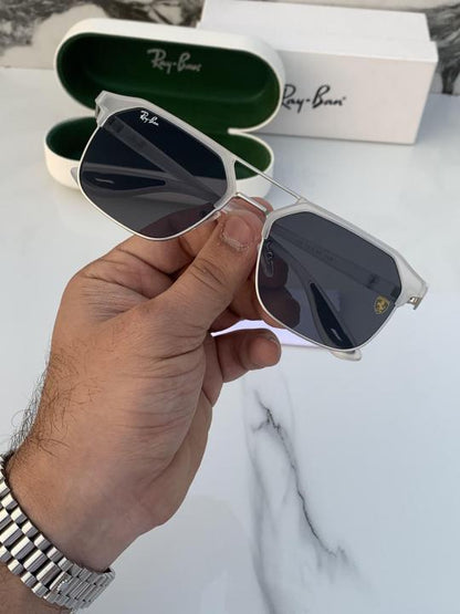 Rayban 04 white black
