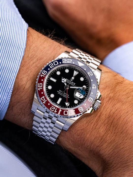 Role_x GMT Silver Black (Red blue)