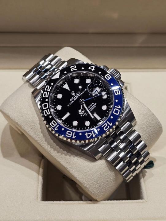Rolex GMT Silver Black(blue black)