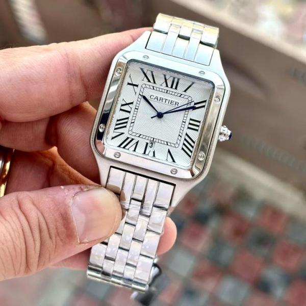 Cartier Santos Full white
