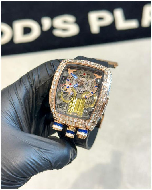 Jacob and Co buggati addition Rose gold diamond